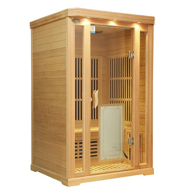 Hemlock Far Infrared Sauna ໃຊ້ພະລັງງານແລະໄມ້ປະເພດໃດ?