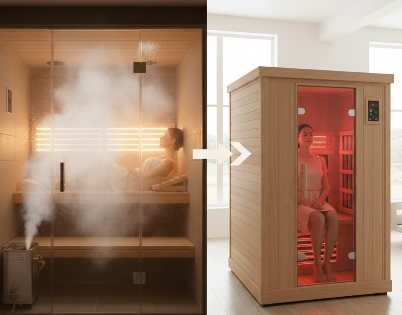 ຄອມ Vs. ຕິດຕາມ FAR-infrared Sauna: ເຊິ່ງດີກວ່າສໍາລັບສຸຂະພາບແລະເຮືອນຂອງທ່ານບໍ? ຄອມ Vs. ຕິດຕາມ FAR-infrared Sauna: ເຊິ່ງດີກວ່າສໍາລັບສຸຂະພາບແລະເຮືອນຂອງທ່ານບໍ?