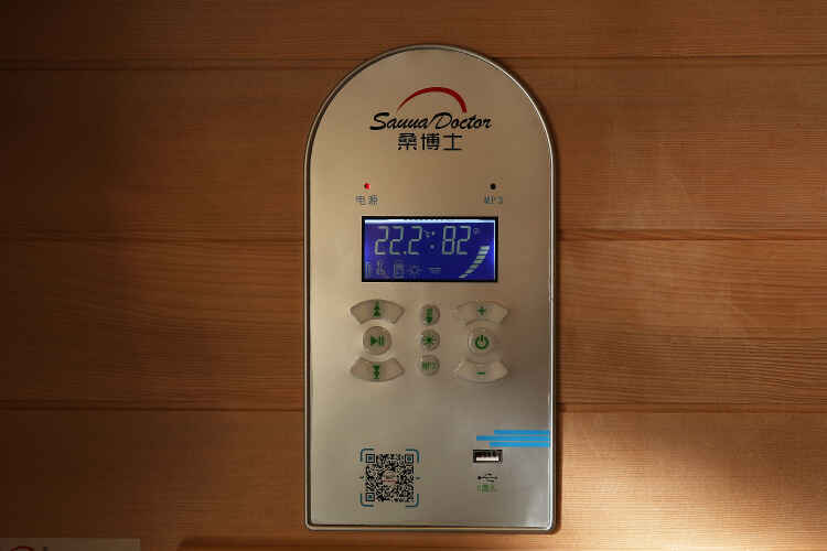 ຄູ່​ມື​ການ​ນໍາ​ໃຊ້​ສໍາ​ລັບ Sauna Room Music Player (USB/Bluetooth Version​)