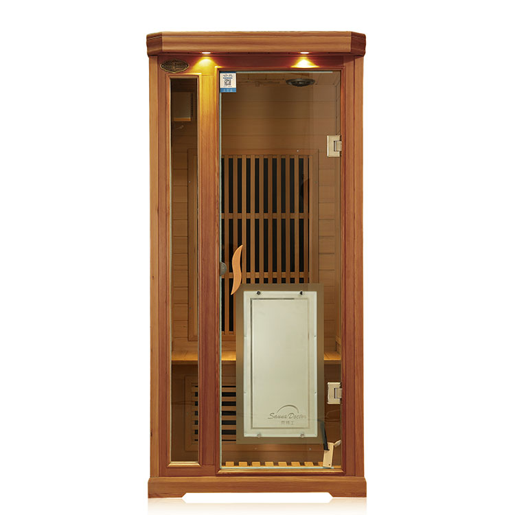 1 ຄົນ ສີແດງ Cedar Far Infrared Sauna