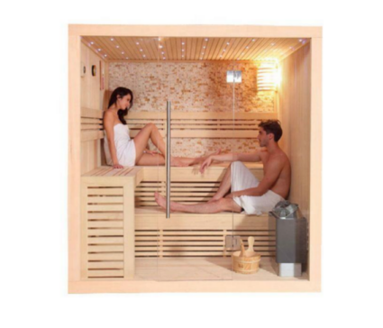 Sauna 3-4 ຄົນ hemlock far-infrared sauna