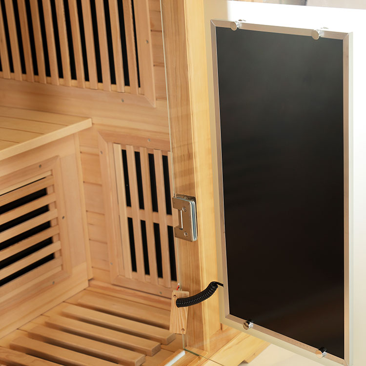 ສາມຄົນ Hemlock Carbon Fiber Heater Infrared Sauna